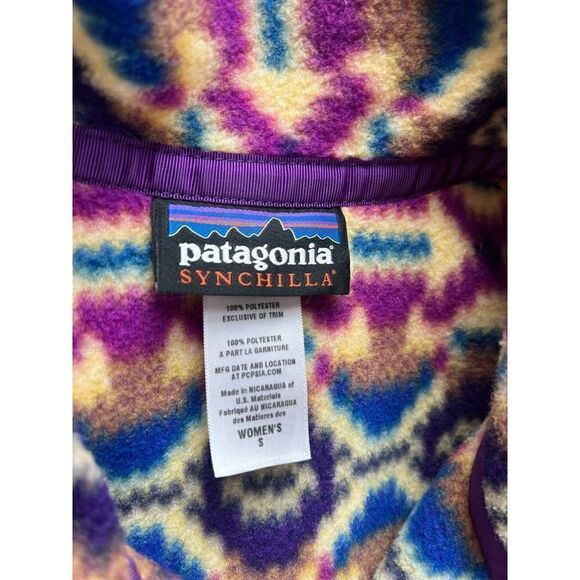 Patagonia RARE Synchilla 1/4 Snap T Pullover Fleece Jacket WMNS Small - Picture 4 of 8